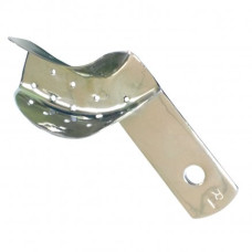 Ложка відтискна стоматологічна перфорована для коронок та мостоподібних протезів, права №3 (ЛОМП-3), Surgiwell (Пакистан)