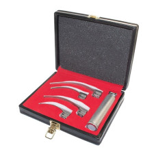 Набір ларингоскопів (рукоятка+4 клинка McIntosh) Surgicon J-13-151 (Пакистан)