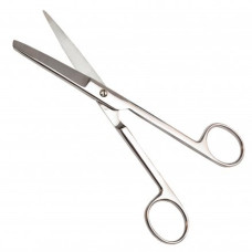 Ножиці хірургічні прямі з одним гострим кінцем (Н-6-1) 170 мм, Surgiwell (Пакистан)