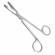 Ножиці хірургічні тупокінцеві твердосплавні прямі (Н-141) 155 мм, Surgiwell (Пакистан)