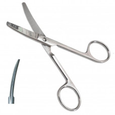 Ножиці хірургічні тупокінцеві вертикально вигнуті (Н-3) 140 мм, Surgiwell (Пакистан)