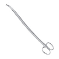 Ножиці хірургічні тупокінцеві вигнуті Satinsky 245 мм, Surgicon J-22-330 (Пакистан)