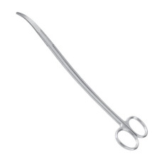 Ножиці хірургічні тупокінцеві вигнуті Satinsky 245 мм, Surgicon J-22-330 (Пакистан)