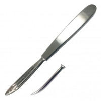 Провідник лігатурний (Зонд зобний) Kocher (ЗЗ-2) 170х12 мм, Surgiwell (Пакистан)