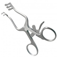 Ранорозширювач гострий з кремальєрою по Weitlaner-Loktite (РОК) 105 мм, Surgiwell (Пакистан)