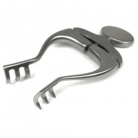 Ранорозширювач гострий гвинтовий Jansen (РВО-10) 100 мм, Surgiwell (Пакистан)