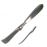 Распатор періостальний вигнутий Lambotte (РА-55) 210х20 мм, Surgiwell (Пакистан)