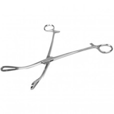 Щипці гінекологічні поліпні вікончасті вигнуті по Foerster (Щ-36-1) 250 мм, Surgiwell (Пакистан)