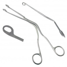 Щипці хірургічні для введення катетера вигнуті для дорослих Magill (Щ-29) 250 мм, Surgiwell (Пакистан)