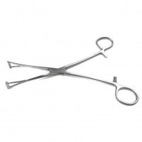 Щипці хірургічні для захоплення легень Collin (Щ-66-1) 200х25 мм, Surgiwell (Пакистан)