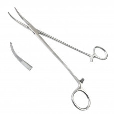 Щипці хірургічні для захоплення мигдаликів вигнуті №1 по Schnidt (Щ-39) 190 мм, Surgiwell (Пакистан)