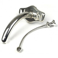 Трубка трахеотомічна мельхіорова Chevalier-Jackson (ТМ-12) 85х12 мм, Surgiwell (Пакистан)