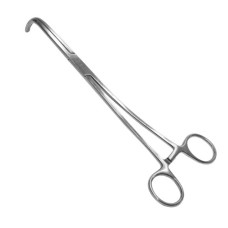 Затискач хірургічний S-подібний для жовчних проток Gray 23 см, Surgicon J-17-277 (Пакистан)