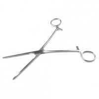  Затискач кровоспинний атравматичний прямий Pean (ЗА-32) 200 мм, Surgiwell (Пакистан)