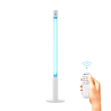  Опромінювач бактерицидний озоновий на підставці з таймером BactoSfera 360° 15 OZONE RC-TIMER White