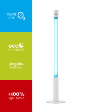  Опромінювач бактерицидний безозоновий на підставці BactoSfera 360° 25 ECO +100% White