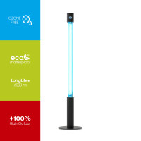 Опромінювач бактерицидний безозоновий на підставці BactoSfera 360° 25 ECO +100% Black
