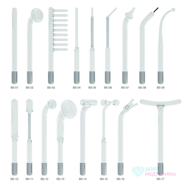 Апарат для дарсонвалізації BactoSfera DARSONVAL White з сумкою і набором електродів (17 шт)