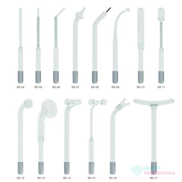 Набір електродів для дарсонвалів BactoSfera DARSONVAL (14 шт)